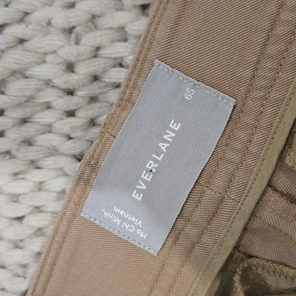 Everlane Wide Leg Pleated Pants, On Trend, Neutral, Size 6, Sophistication - Picture 5 of 7